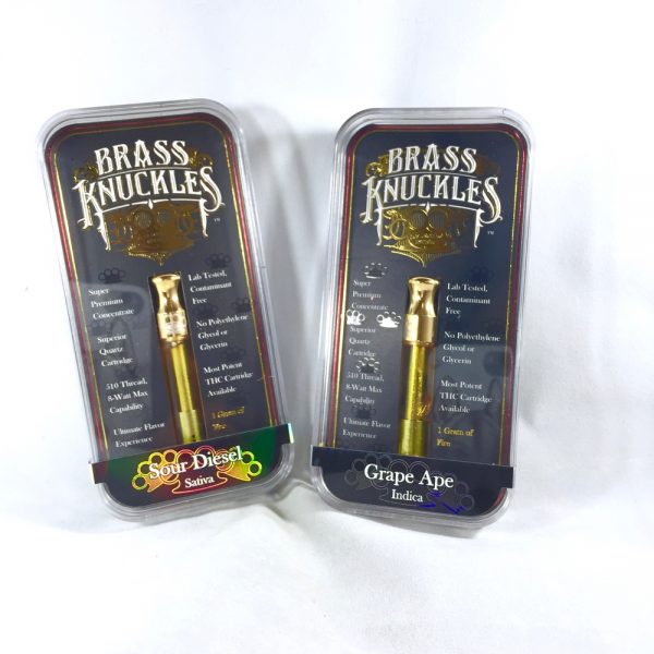 Buy Brass Knuckles High THC Vape Cartridges