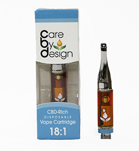 CBD Rich Vape Cartridge Care By Design UK