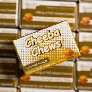 UK Cheeba Chews Caramels (100mg THC)