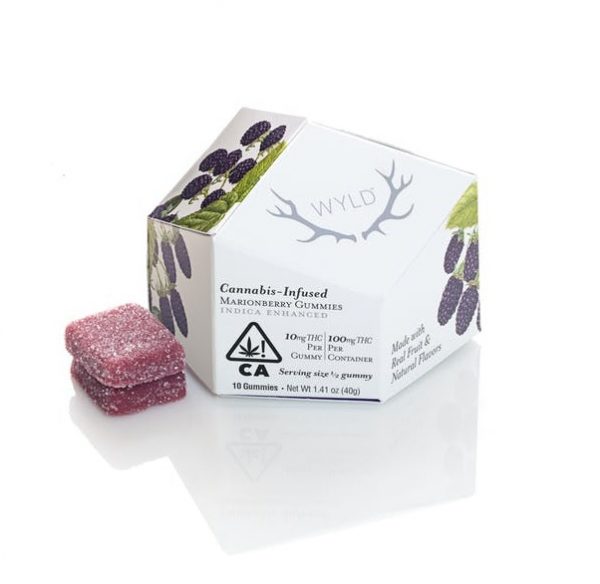 Marionberry Indica UK Enhanced Gummies 100mg